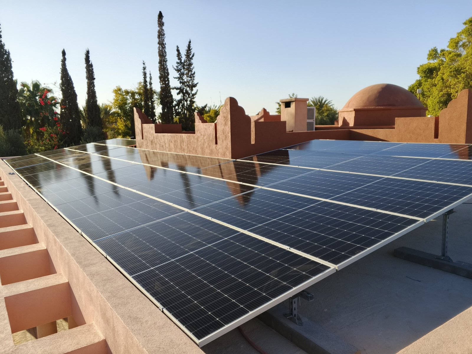 Installation solaire WATTUNEED sur villa à Marrakech