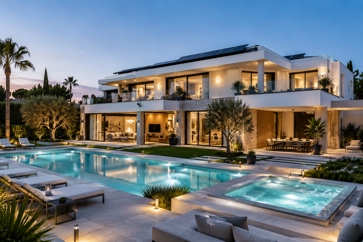 Villa Prestige nuit